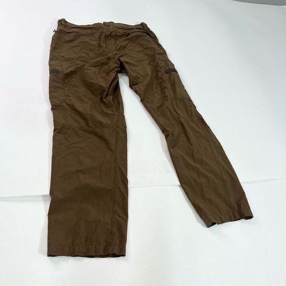 L.L.Bean Pants Mens 34WX30 Brown Casual Mid-Rise Straight-Leg nylon - Picture 6 of 9